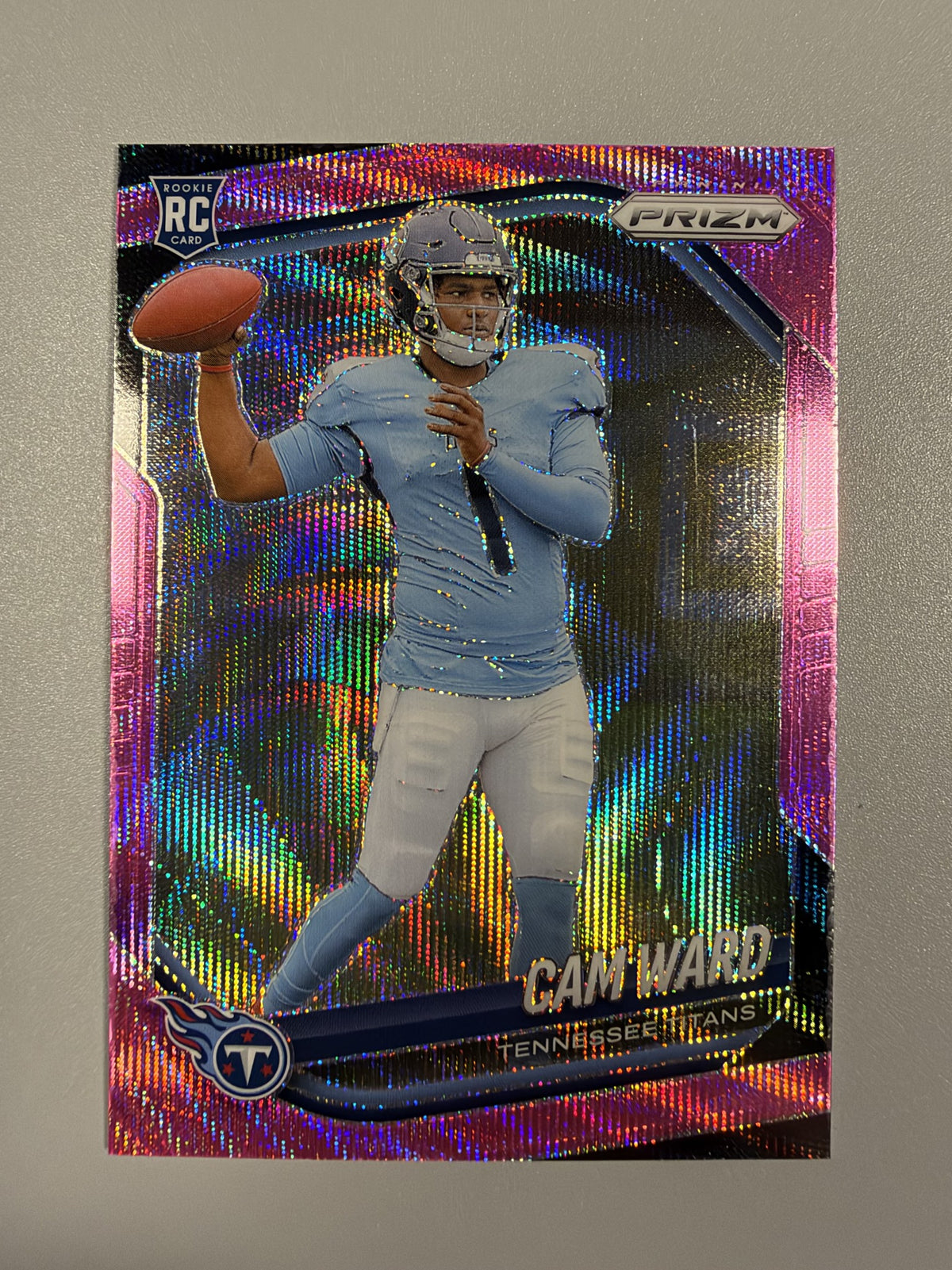 2025 Panini Prizm Cam Ward #352 Pink Prizm rookie front