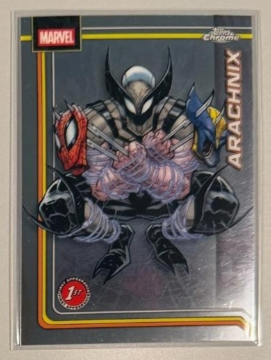 2026 Topps Chrome Marvel Arachnix #103 1st Appearance front