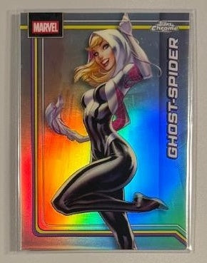 2026 Topps Chrome Marvel Ghost-Spider #042 Refractor front