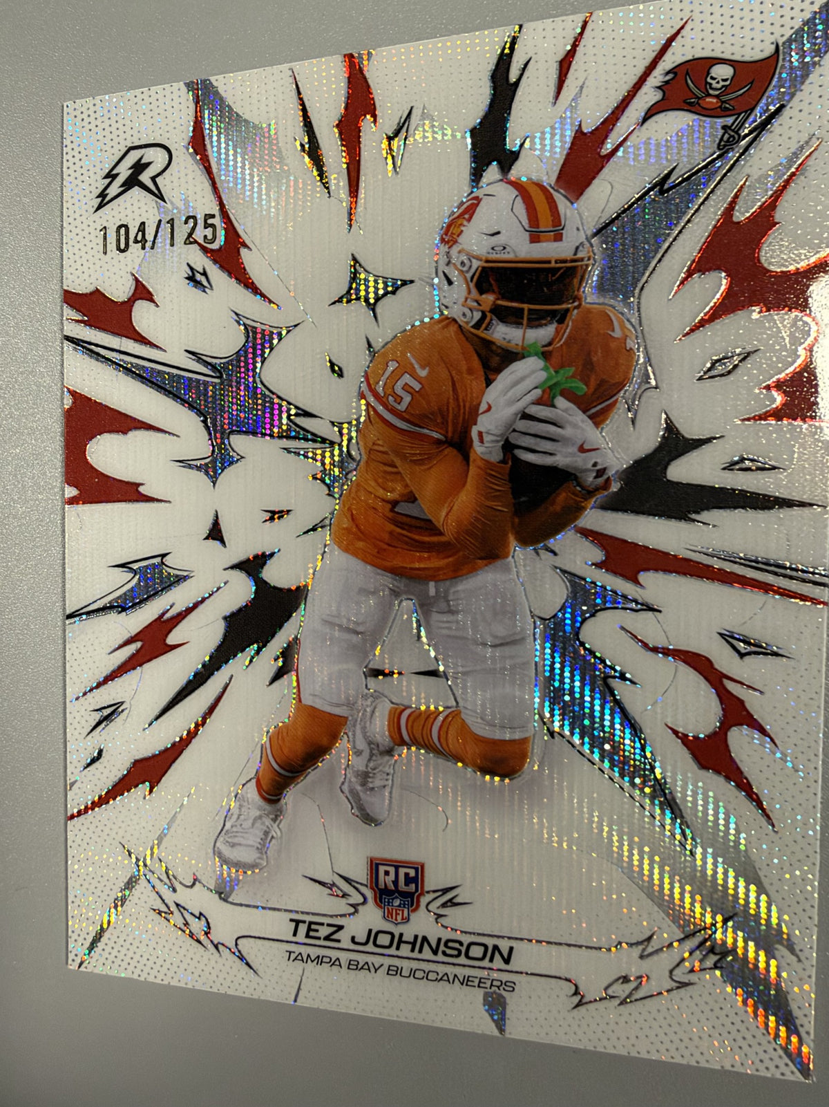2026 Topps Resurgence Tez Johnson #193 White Surge rookie 104/125 front